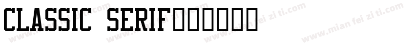Classic Serif字体转换